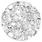 Adesivos Thumbs Up Animals em vinil impermeável Anime x50