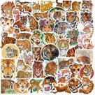 Adesivos Tiger Waterproof Graffiti Decalques 50 unidades para laptop