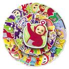 Adesivos Tinky Winky Dipsy LaAlaa Anime 50 unidades de PVC impermeável