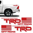 Adesivos Trd Off Road EUA Hilux Emblema Lateral Vermelho