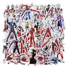 Adesivos Ultramans, vinil impermeável, anime, 50 unidades/lote, 5-7 cm