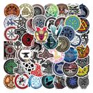 Adesivos Viking Totem de vinil impermeável 50 unidades/lote de 5 a 10 cm