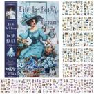 Adesivos Vintage 24 folhas estilo vitoriano para scrapbooking Adesivos Vintage 24 folhas estilo vitoriano para scrapbooking