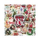 Adesivos Vintage De Natal Com Desenhos Animados 10 30 50 Peças, Decalques Impermeáveis Do Papai Noel