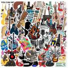 Adesivos Wa Musical Instrument Cartoon Decalques de vinil x50