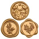 Adesivos Wax Seal, convite de casamento UNIQOOO, 60 unidades, anti-dourados