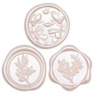 Adesivos Wax Seal, convite de casamento UNIQOOO, 60 unidades de champanhe Adesivos Wax Seal, convite de casamento UNIQOOO, 60 unidades de champanhe