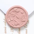 Adesivos Wax Seal UNIQOOO 3D Magnolia Wedding 50 unidades Dusty Rose