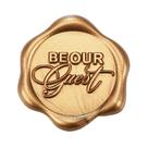 Adesivos Wax Seal Yoption Be Our Guest, pacote com 50 unidades em ouro antigo