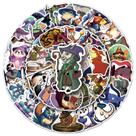 Adesivos Witchers, vinil impermeável, anime, 50 unidades/lote