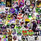 Adesivos Witchs Witchs Waterproof Vinyl Anime 50 unidades/lote