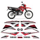 Adesivos Yamaha Lander Xtz 250 2011 Moto Vermelha + Emblemas