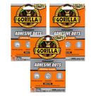 Adhesive Dots Gorilla Permanent Dupla Face Transparente 150 unidades