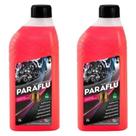 Aditivo Radiador 1 Litro Orgânico Rosa Long Life PRONTO PARA USO Paraflu-Kit 02 unidades