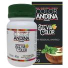 Adoçante Stevia Color Andina 100% Natural Em Pó Pote 40g Sem Sabor Residual Amargo