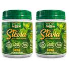ADOÇANTE STEVIA COLOR CRISTAL 100g pote kit 2 unidades ADOÇANTE STEVIA COLOR CRISTAL 100g pote kit 2 unidades