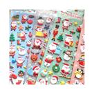 Adoráveis Adesivos De Espuma EVA 3D Do Papai Noel Para Decoração DIY, Diários, Capas De Telefone E