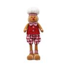 Adorável Boneco De Gengibre Telescópico De Natal Com Chapéu De Chef, Figurinha Decorativa DIY Para Adorável Boneco De Gengibre Telescópico De Natal Com Chapéu De Chef, Figurinha Decorativa DIY Para
