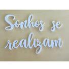 Adorno De Parede Sonhos Se Realizam - Decoração, Lettering Adorno De Parede Sonhos Se Realizam - Decoração, Lettering