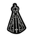 Adorno de Porta ou Parede de Nossa Senhora Aparecida 20cm