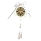 Adorno de Porta Oval Divino Espirito Santo com Fita - 25 cm