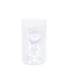 Adorno De Vidro (Ampulheta) Copo 1 Min - Rose - 12CM - Tam P