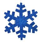 Adorno Navideño Copo de Nieve Azul con Purpurina Vickerman de 18 cm