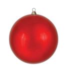 Adorno Navideño Vickerman Bola Roja Brillante de 40 cm de Plástico