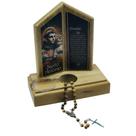 Adorno Oração De Mesa Com Terço Santo Antônio