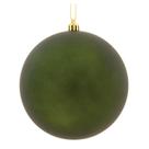 Adorno Vickerman Esfera Mate Verde Musgo 3 cm Paquete de 12