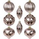 Adornos de Bola de Navidad Briful Marrón 4 cm 8 piezas Irrompibles Adornos de Bola de Navidad Briful Marrón 4 cm 8 piezas Irrompibles