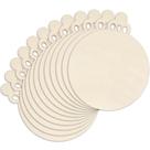 Adornos Navideños de Madera en Forma de Bola Anglechic 12 Unidades 30 cm para Manualidades DIY