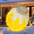 Adornos Navideños para Exterior BRIGHTDECK Bola Iluminada con 80 LED