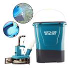 Adubadeira Espalhador Semeadeira Elétrica Alça Costas 25l Adubadeira Espalhador Semeadeira Elétrica Alça Costas 25l