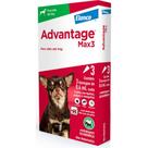 Advantage Max3 0,4ml Cães Até 4Kg 3 Pipetas - Elanco