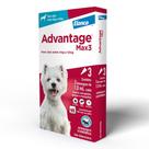 Advantage Max3 1,0ml Cães 4 a 10Kg 3 Pipetas - Elanco