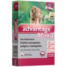 Advantage Max3 2,5ml Cães 10 a 25Kg 1 Pipeta - Elanco Advantage Max3 2,5ml Cães 10 a 25Kg 1 Pipeta - Elanco