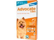 Advocate 1,0ml Combo Para Cães De 4kg A 10kg - 3 Pipetas