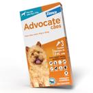 Advocate Anti Pulgas Cães Entre 4 A 10 Kg 1,0 Ml Com 3 Un