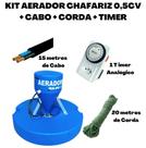 Aerador Chafariz para Piscicultura 0,5cv 500m² Kit- BRX Aeradores
