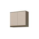 Aéreo 02 Portas 80cm Connect C88 Duna Cristal - Henn