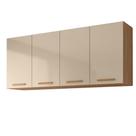 Aéreo Clarice 1,60 mt 4 portas Amêndoa Off White Aéreo Clarice 1,60 mt 4 portas Amêndoa Off White