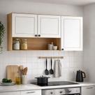 Aéreo com Nicho 100% MDF 120cm Essencia Frise 1055 Genialflex