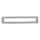 Aeroduto para Caixa de Som Automotivo 25 x 240 mm Prata Retangular