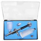 Aerografo dupla ação 02 copos bico 0,3 mm wws profissional mod w050f