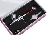 Aerográfo para pintura dupla ação bico 0.3 traço fino a medio urban ur400 + nfe