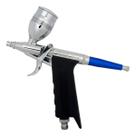 Aerógrafo Profissional Steula em formato de Mini-Pistola, com bico 0,5 mm e copo 12 ml - BC66-05 Aerógrafo Profissional Steula em formato de Mini-Pistola, com bico 0,5 mm e copo 12 ml - BC66-05