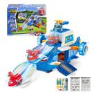 Aeronave mundial Playset Super Wings em escala 2 com jato Supercharge