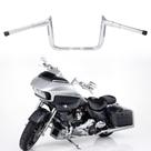 Aferrizu guidão Ape Hangers de 10" com elevação de 1 ½ para motocicletas Harley Davidson Touring Street Glide Electra Glide com carenagem Batwing, Meathook Bagger Bar 1986-2023, cromado