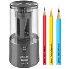 Afiador de lápis elétrico AFMAT para 6-12 mm No.2/lápis de cor